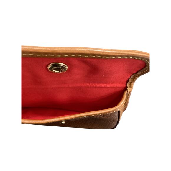 NWOT Dooney & Bourke Wristlet Women’s 1Size Pebbled Leather SignatureRedInterior - Picture 8 of 9